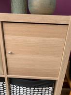2 IKEA Kallax Inzetdeuren Eikenkleur, Huis en Inrichting, Overige materialen, Minder dan 50 cm, Gebruikt, Ophalen of Verzenden