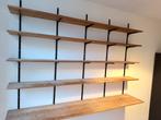 Houten wandmeubels, Ophalen, Met plank(en), Zo goed als nieuw, Minder dan 150 cm