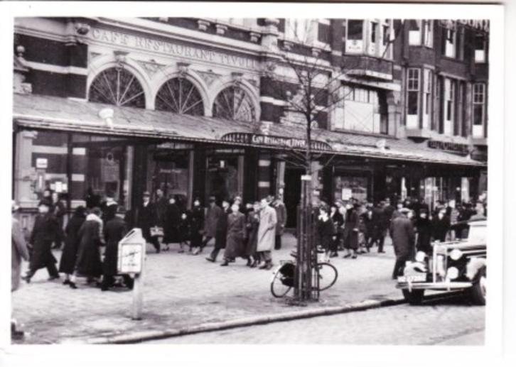 ROTTERDAM,- Coolsingel-Café-Restaurant,,Tivoli'', Verzamelen, Ansichtkaarten | Nederland, Ongelopen, Zuid-Holland, 1940 tot 1960