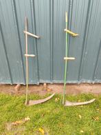 Twee Zeisen - Recht & Gebogen Blad, Tuin en Terras, Ophalen