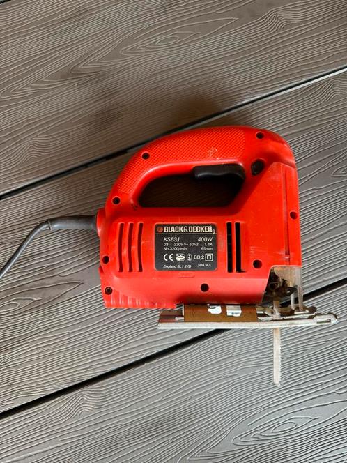 Decoupeerzaag Black & Decker KS631 400 watt, Doe-het-zelf en Verbouw, Gereedschap | Zaagmachines, Gebruikt, Decoupeerzaag, Minder dan 600 watt