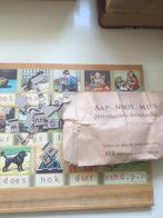 Leesplankje met letters. Aap, noot, mies, Ophalen of Verzenden, Briefkaart