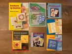 7 boekjes borduren op kaarten en meer, Hobby en Vrije tijd, Kaarten | Zelf maken, Ophalen of Verzenden, Zo goed als nieuw, Overige thema's