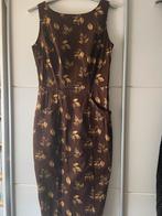Collectif pencil dress mt S, Kleding | Dames, Jurken, Ophalen of Verzenden, Zo goed als nieuw, Bruin, Onder de knie
