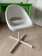 Witte IKEA kinderbureaustoel met pennestreken, Ophalen, Kunststof, Gebruikt, Wit