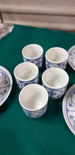 servies jagers saks blauw wit, Ophalen of Verzenden