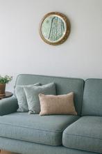 Vintage Ronde Spiegel met Decoratieve Rand – Ø 28 cm, Ophalen of Verzenden, Rond, Minder dan 50 cm, Minder dan 100 cm