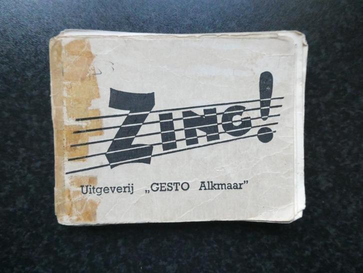 Liederenbundeltje "ZING" uit 1958, Boeken, Muziek, Gelezen, Overige onderwerpen, Ophalen of Verzenden