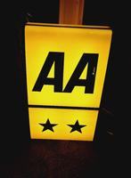 Mooie lichtbak, lichtreclame van Automobile Association., Verzamelen, Merken en Reclamevoorwerpen, Ophalen, Gebruikt, ., Lichtbak of (neon) lamp