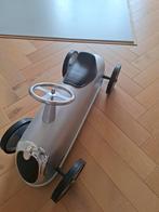 Vintage Metalen Trapauto - Zilverkleurig, Ophalen