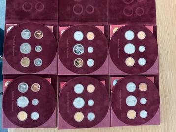 6 proofsets nederlandse munten 1996-2001 beschikbaar voor biedingen