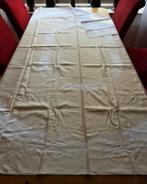 Zachtgeel/wit tafelkleed, Huis en Inrichting, Keuken | Textiel, Ophalen of Verzenden, Zo goed als nieuw, Geel, Tafelkleed of Tafelzeil