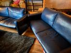Prachtig leren bankstel 2 en 3 zits Montel, Ophalen of Verzenden, Zo goed als nieuw