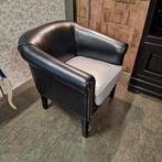 Originele Chesterfield Club Chair Zwart / Zilver, Huis en Inrichting, Fauteuils, Ophalen of Verzenden, Zo goed als nieuw