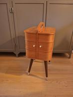 Vintage Naaitafel Naaikastje Naaikistje Sewing Box Retro, Ophalen of Verzenden, Gebruikt, Breien of Haken, Overige typen