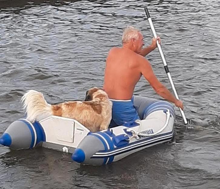 Rubberboot- RIB - bijbootje -Talamex, Watersport en Boten, Kano's, Gebruikt, Overige typen, Twee personen, Opblaasbaar, Met peddels