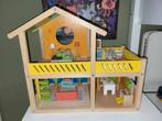 Hape Houten Poppenhuis, Kinderen en Baby's, Speelgoed | Poppenhuizen, Ophalen, Gebruikt, Poppenhuis