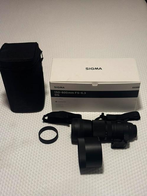 Tele lens Sigma 150-600mm F5-6.3 in doos  Canon EF fitting, Audio, Tv en Foto, Fotografie | Lenzen en Objectieven, Zo goed als nieuw
