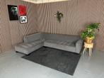 GRATIS LEVERING Hoekbank Stof Grijs 280x215 REFURBISHED, 250 tot 300 cm, Hoekbank, Ophalen of Verzenden, Zo goed als nieuw
