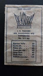 Rotterdam, café Billard De Kroon, Verzenden, Nederland
