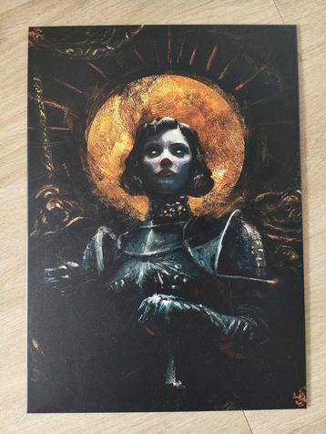 Displate female knight portrait  beschikbaar voor biedingen