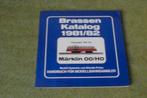 Brassen Katalog 1981/1982 Märklin 00/H0 Mokado-Verlag, Gebruikt, Gelijkstroom of Wisselstroom, Märklin, Boek, Tijdschrift of Catalogus