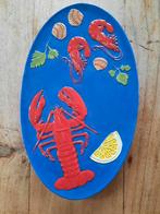 Decoratieve Serveerschaal met Zeevruchten, Antiek en Kunst, Ophalen of Verzenden