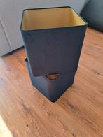 2 x Fluwelen zwarte Lampenkappen 35x35x35, Huis en Inrichting, Lampen | Lampenkappen, Ophalen, 25 tot 50 cm, Zwart, Vierkant