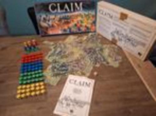 Strategisch bordspel CLAIM Vintage, Hobby en Vrije tijd, Gezelschapsspellen | Bordspellen, Zo goed als nieuw, Ophalen of Verzenden