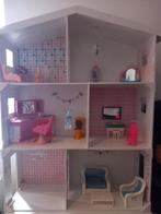 Barbie-/poppenhuis inclusief meubels, Ophalen, Gebruikt