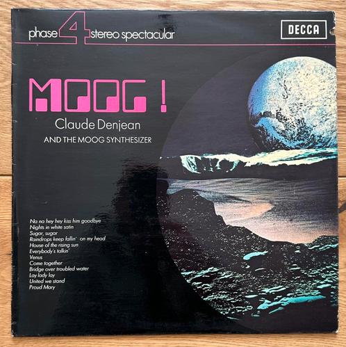 LP MOOG - Claude Denjean, Cd's en Dvd's, Vinyl | Overige Vinyl, Zo goed als nieuw, Overige formaten, Ophalen of Verzenden