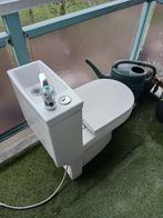 Aqualine WC met wastafel op stortbak - Softclose, Doe-het-zelf en Verbouw, Sanitair, Ophalen, Toilet