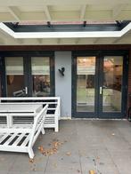 2 Tuindeuren  HR++ met Kozijn - 245x195cm inc vouwgordijnen, Doe-het-zelf en Verbouw, Ophalen, Hout, 120 cm of meer, 215 cm of meer