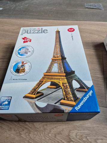 Ravensburger 3D Puzzel Eiffeltoren - 216 stukjes beschikbaar voor biedingen