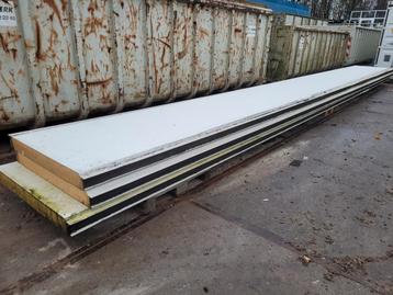 Sandwichpanelen 100mm, 960cm, wandpanelen, isolatie platen  beschikbaar voor biedingen