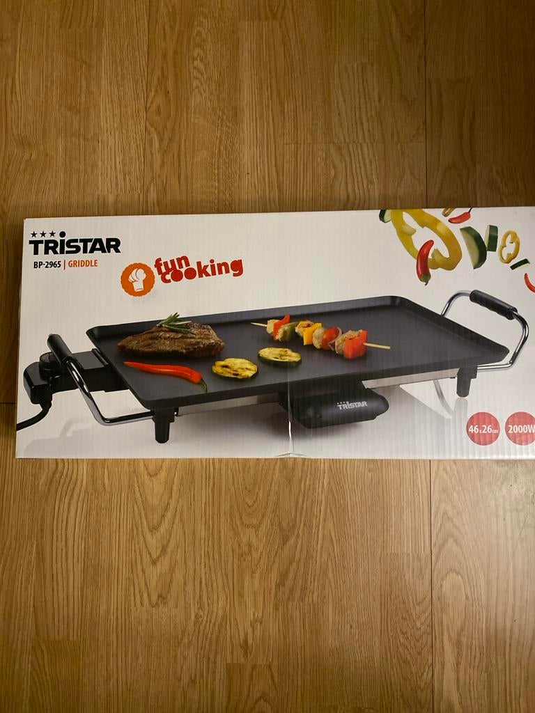 Tristar BP-2965 Tafelgrill - Nieuw, Ophalen of Verzenden, Vaatwasmachinebestendig, Nieuw, Tafelgrill