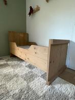 Handgemaakt steigerhouten peuter / kleuterbed, Ophalen, Gebruikt, 70 tot 85 cm, 140 tot 160 cm