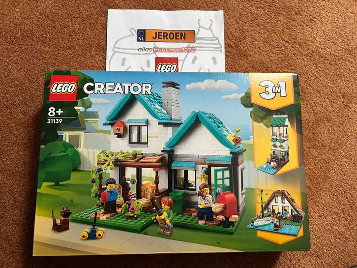 Lego CREATOR 31139 Knus huis 3in1 (nieuw & misb), Kinderen en Baby's, Speelgoed | Duplo en Lego, Nieuw, Lego, Complete set, Ophalen of Verzenden