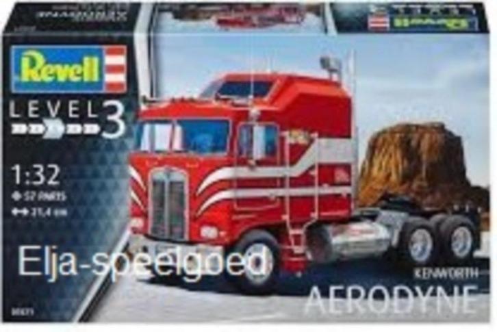 MODELBOUW Revell 1:32 KENWORTH Aerodyne 7671 truck, Hobby en Vrije tijd, Modelbouw | Auto's en Voertuigen, Nieuw, Truck, Groter dan 1:32