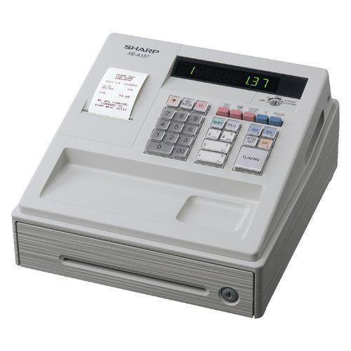 Kassa Sharp XE-A137WH wit in nieuwe staat., Verzamelen, Elektronische Apparatuur, Computers en Rekenmachines, Ophalen of Verzenden
