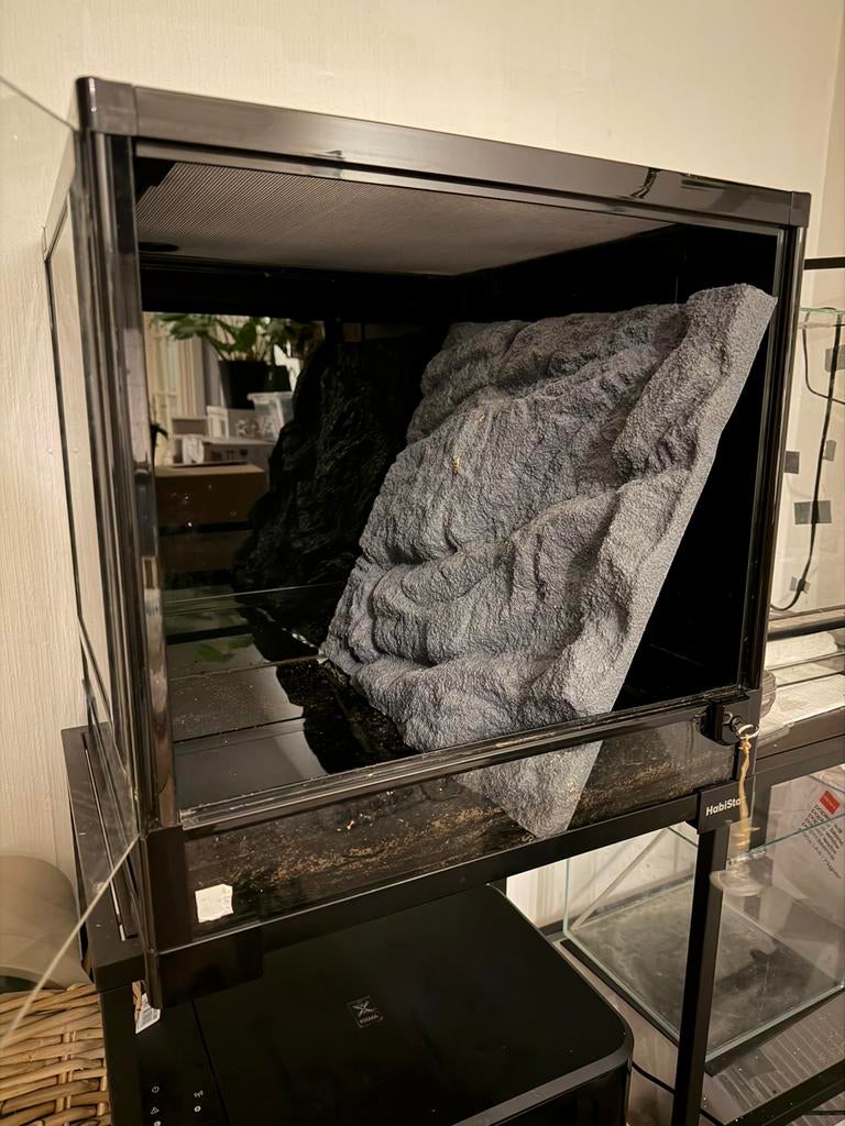 Habistat glazen terrarium - 45x45x45 cm, Dieren en Toebehoren, Reptielen en Amfibieën | Toebehoren, Ophalen, Zo goed als nieuw