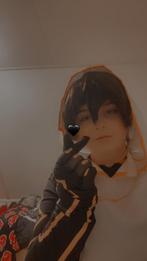 Genshin impact Zhongli cosplay en pruik, Hobby en Vrije tijd, Kostuums, Theaterbenodigdheden en LARP, Ophalen of Verzenden, Zo goed als nieuw