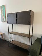 Industriële metalen kast – vintage Oost-Europees, Ophalen, Gebruikt, 100 tot 150 cm, Industrieel, vintage, Oost-Europees