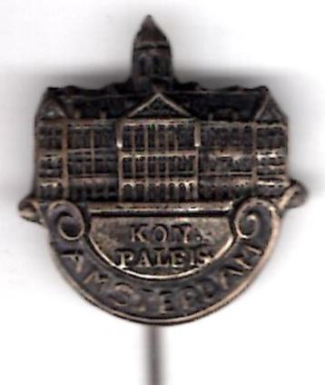 Kon Paleis Amsterdam zilverkleurig speldje ( W_557 ) beschikbaar voor biedingen