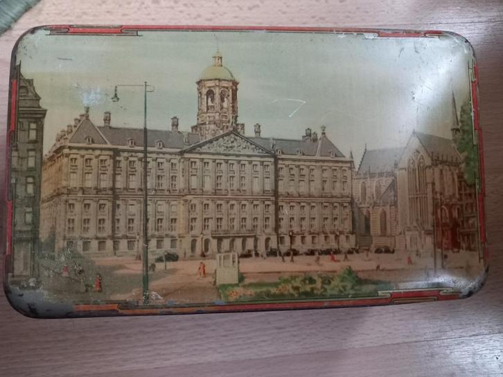 Blik Paleis op de Dam/glazen koets/ drakenstein, Verzamelen, Blikken, Zo goed als nieuw, Overige, Ophalen of Verzenden