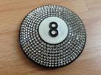 buckle riemgesp 8 Ball Pool Biljart strass 9cm, Ophalen, Losse buckle of gesp, Overige kleuren, Nieuw