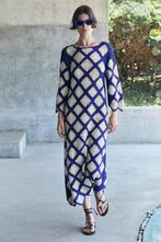 Dames Zara gehaakte tricot jurk crochet top blauw wit maat S, Maat 38/40 (M), Blauw, Zara, Ophalen of Verzenden