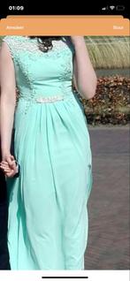 Mintgroene Galajurk met Kant - Maat M, Maat 38/40 (M), Ophalen of Verzenden, Zo goed als nieuw, Onder de knie
