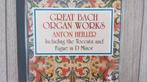 Cd orgel: CAnton Heiller, Great Bach Organ Works, Ophalen, Classicisme, Zo goed als nieuw, Kamermuziek