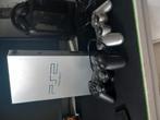 Playstation 2 phat silver, Spelcomputers en Games, Spelcomputers | Sony PlayStation 2, Gebruikt, Phat, Met games, Met 2 controllers